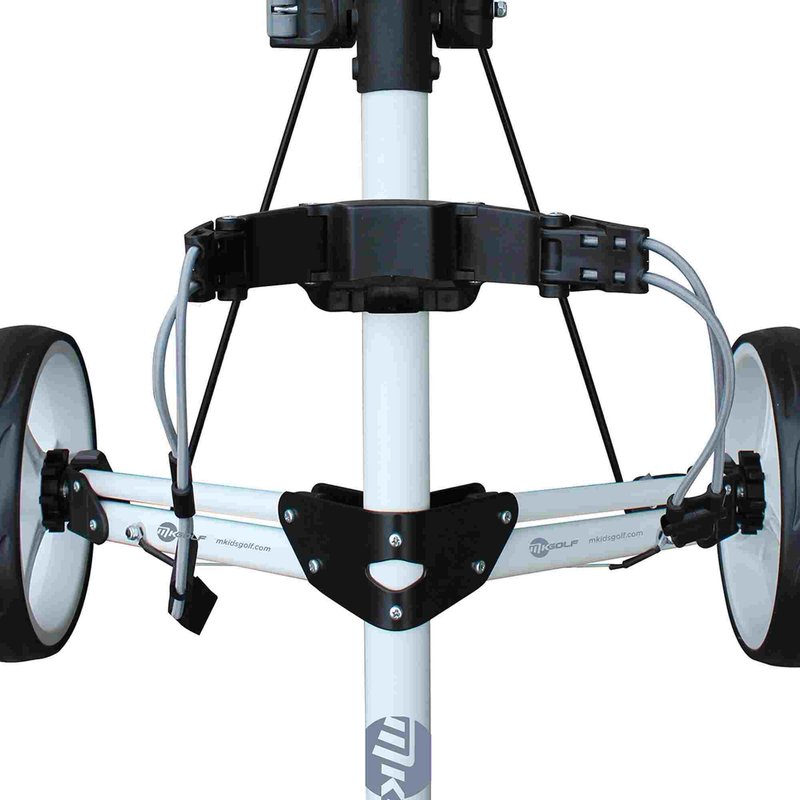 MKids 3 Wheel junior push trolley, white