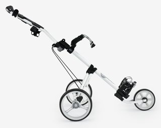 MKids 3 Wheel junior push trolley, white