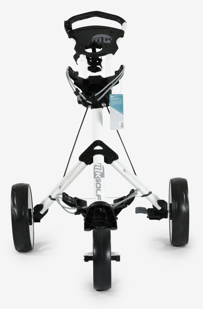 MKids 3 Wheel junior push trolley, white