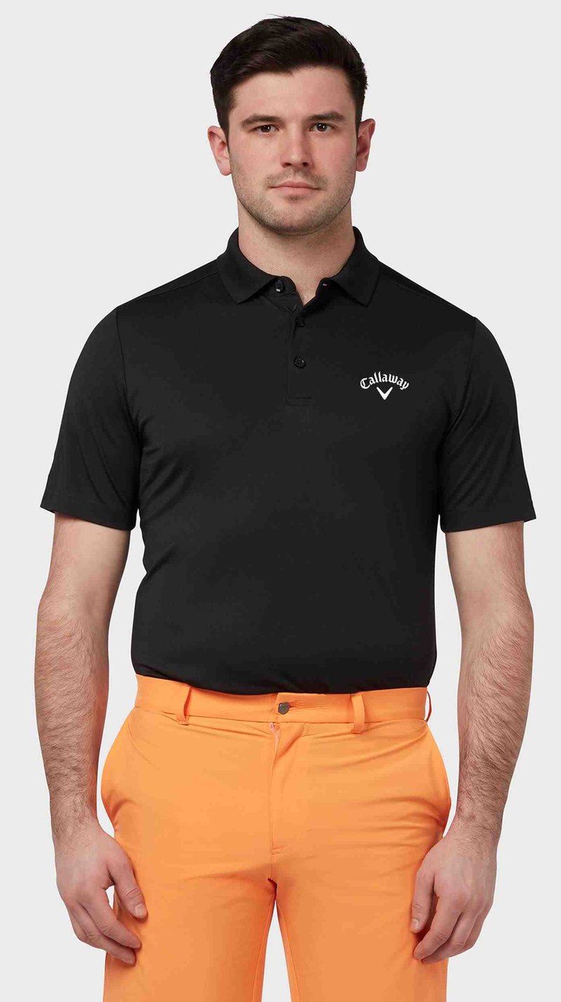 Callaway Tournament men's polo, caviar