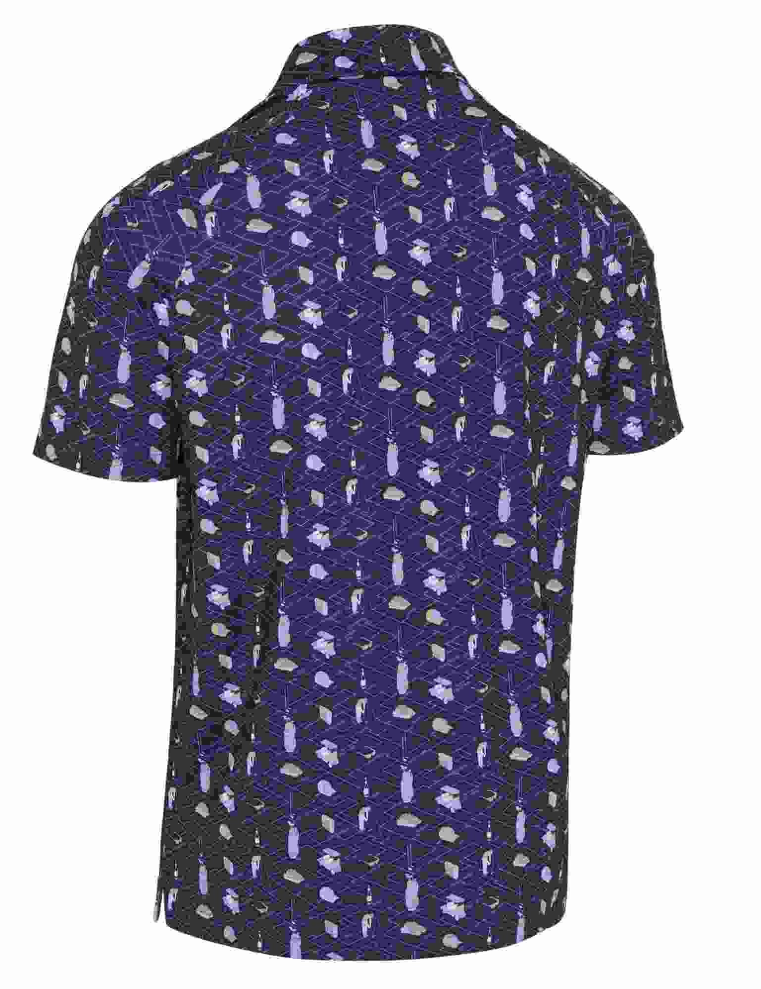 Callaway All Over Go men's polo, peacoat