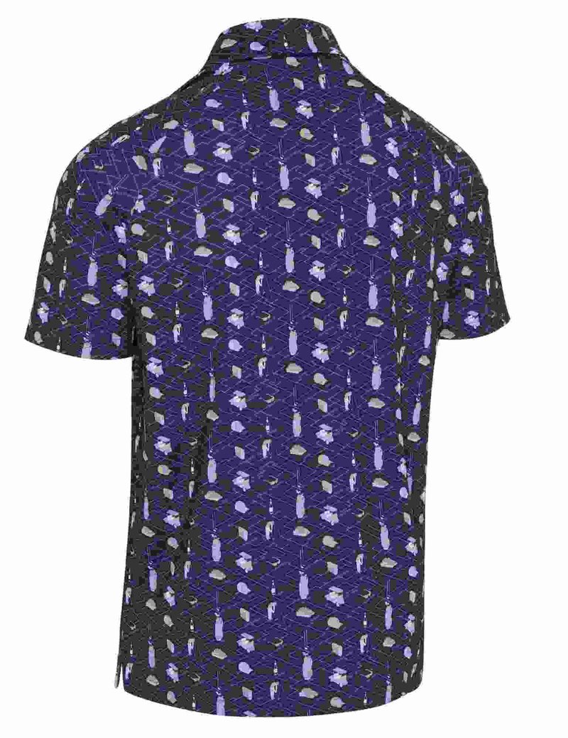 Callaway All Over Go men's polo, peacoat