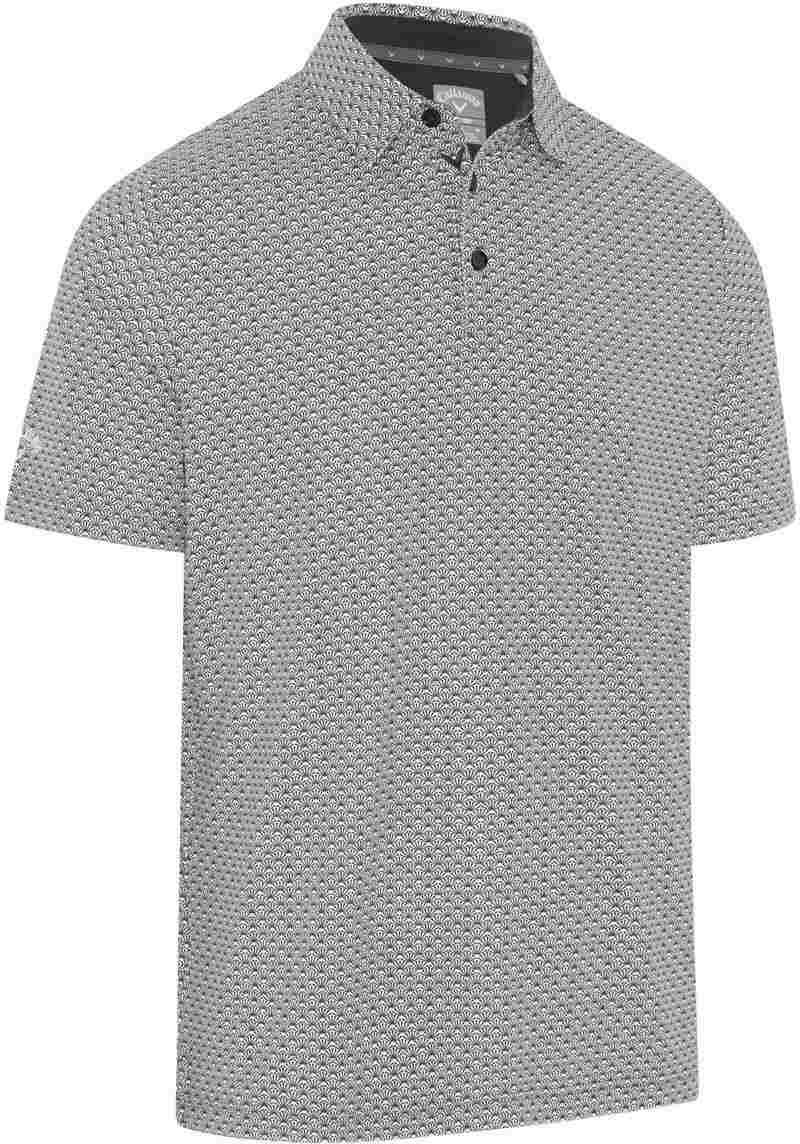 Callaway Tee Allover Print men's polo, caviar