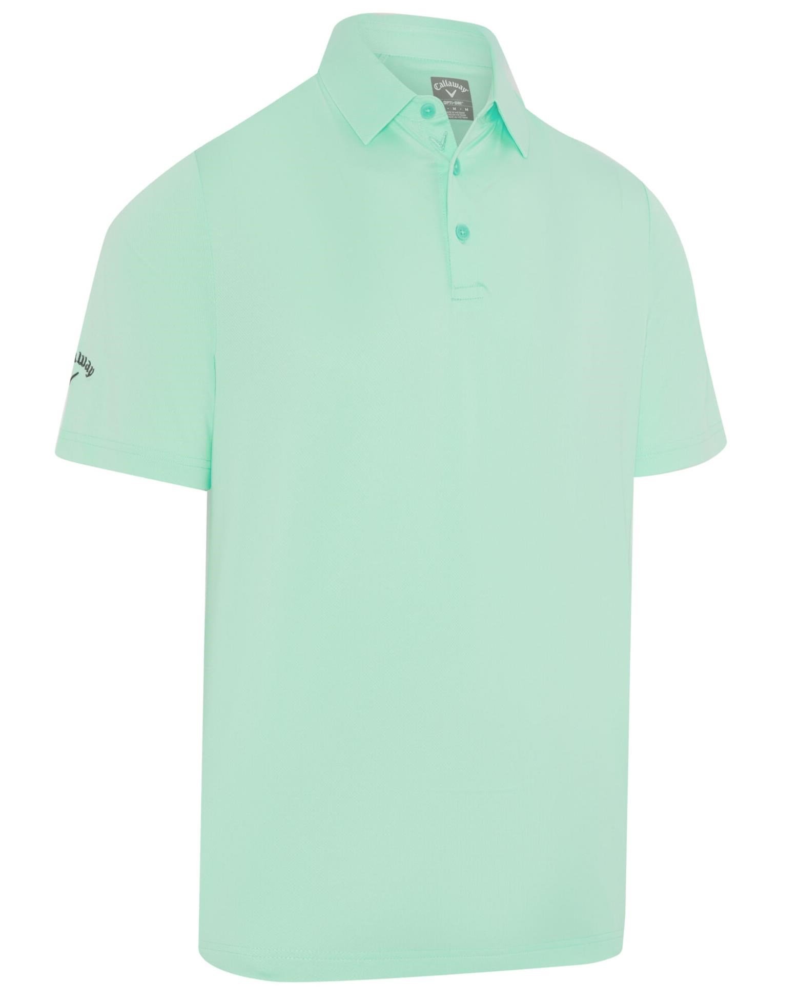 Callaway Swing Tech Solid men's polo, limpet shell