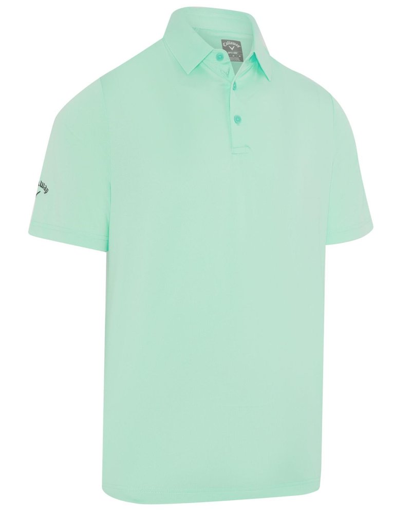 Callaway Swing Tech Solid men's polo, limpet shell