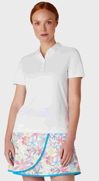 Callaway Tournament ladies polo, bright white