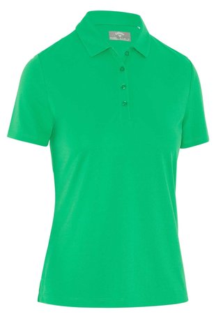 Callaway Tournament women's polo, holly green