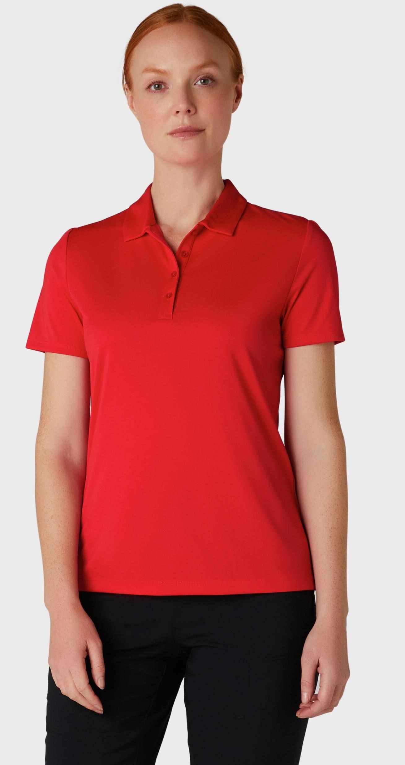 Callaway Tournament ladies polo, true red