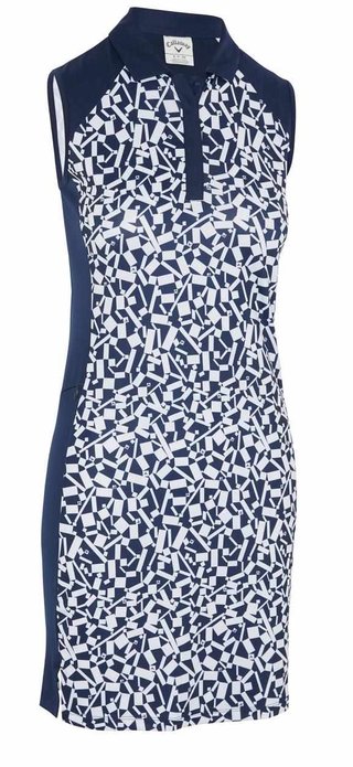 Callaway Two Tone Geo women's golf dress 2024, peacoat