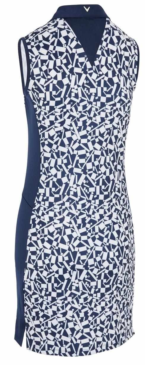 Callaway Two Tone Geo women's golf dress 2024, peacoat