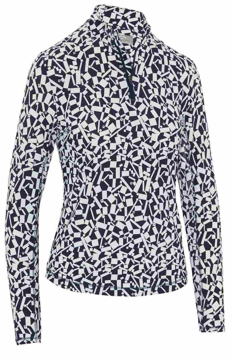 Callaway Two Tone Geo women's sweatshirt, peacoat