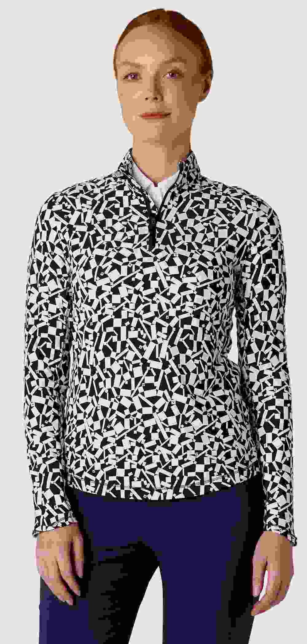 Callaway Two Tone Geo women's sweatshirt, peacoat
