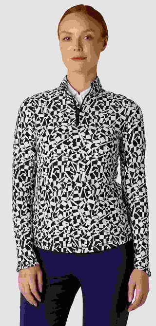 Callaway Two Tone Geo women's sweatshirt, peacoat