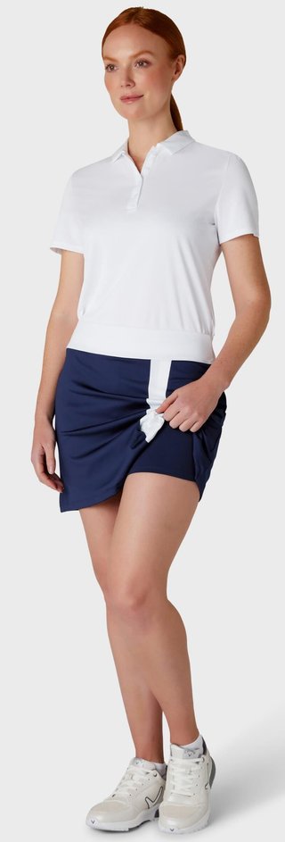 Callaway Color Block 17" women's skort, peacoat