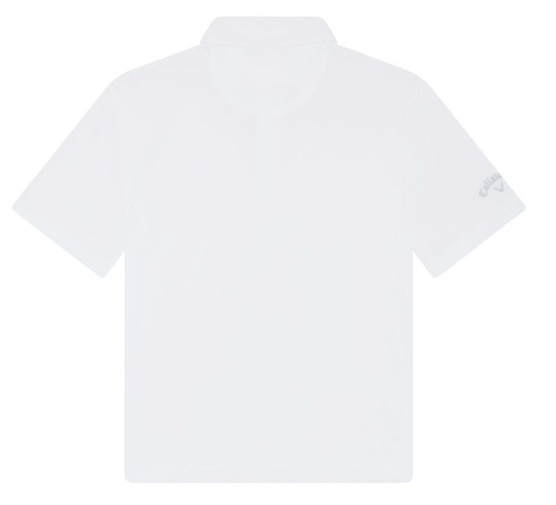 Callaway Solid junior polo, bright white