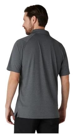 Callaway Premium Jacquard men's polo, caviar