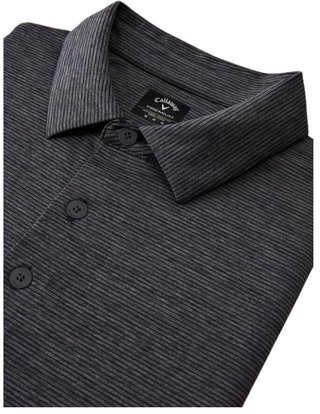 Callaway Premium Fine Line men's polo, ebony heather