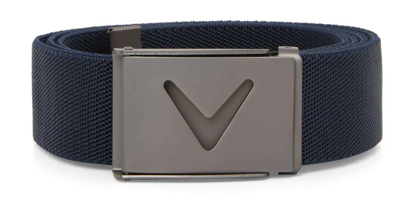 Callaway V-Logo Web men's belt, peacoat
