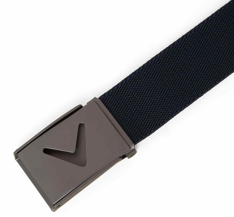 Callaway V-Logo Web men's belt, peacoat