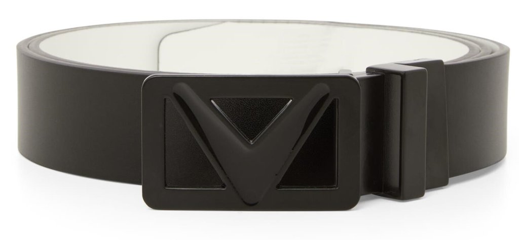 Callaway Reversible men's belt, caviar/white