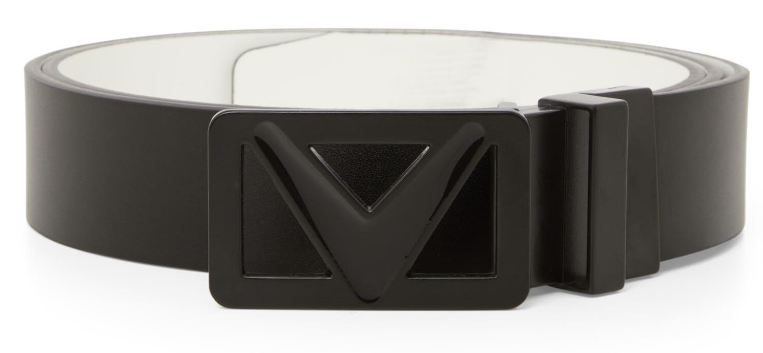 Callaway Reversible men's belt, caviar/white