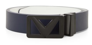 Callaway Reversible men's belt, peacoat/white