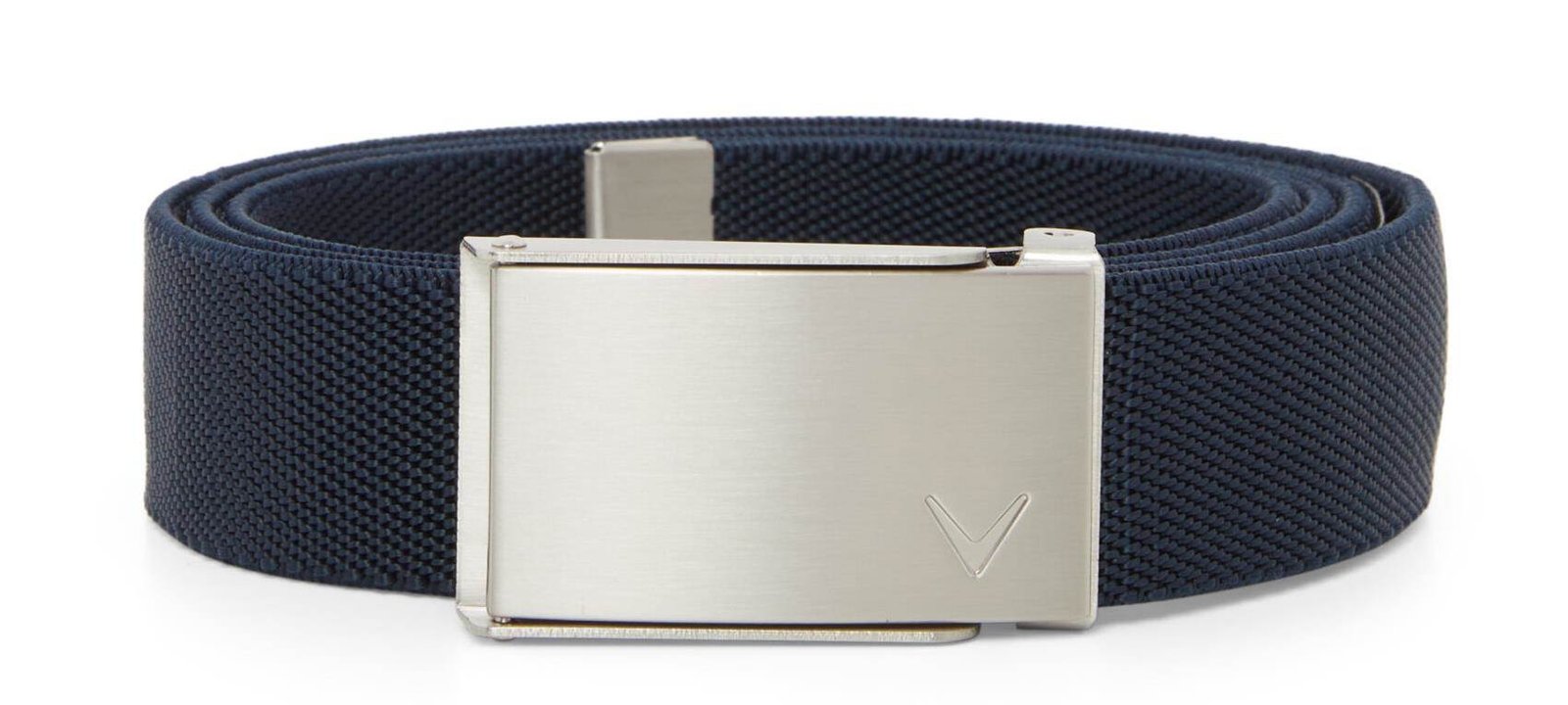 Callaway Cut To Fit Solid Webbed ladies belt, peacoat, OS