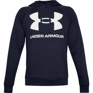 Under Armour Rival Fleece Big Logo men's hoodie, midnight navy
