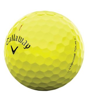 Callaway Chrome Tour 24 golf balls, yellow