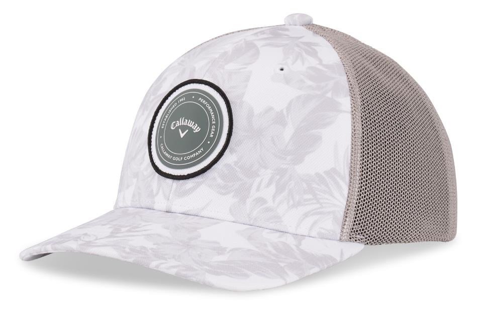 Callaway Playing Through Trucker men's cap, white tropical