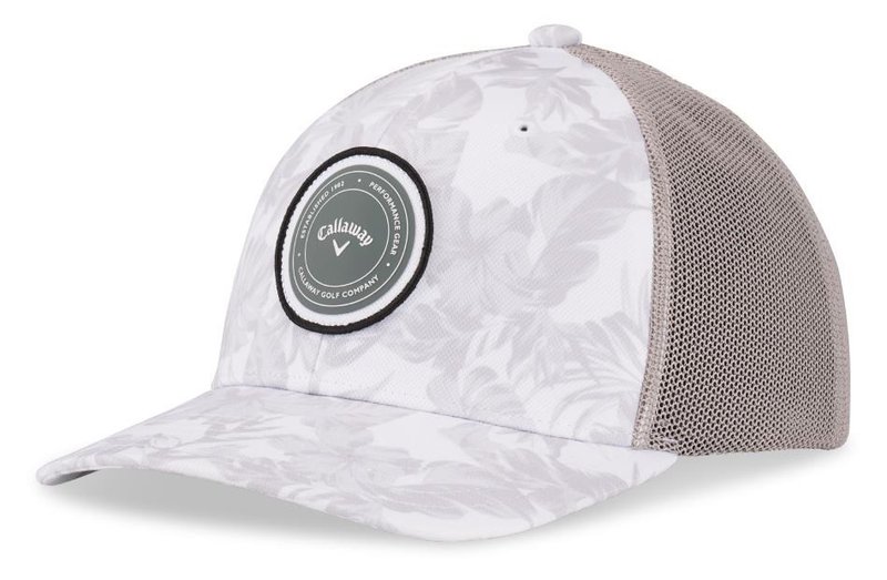 Callaway Playing Through Trucker men's cap, white tropical