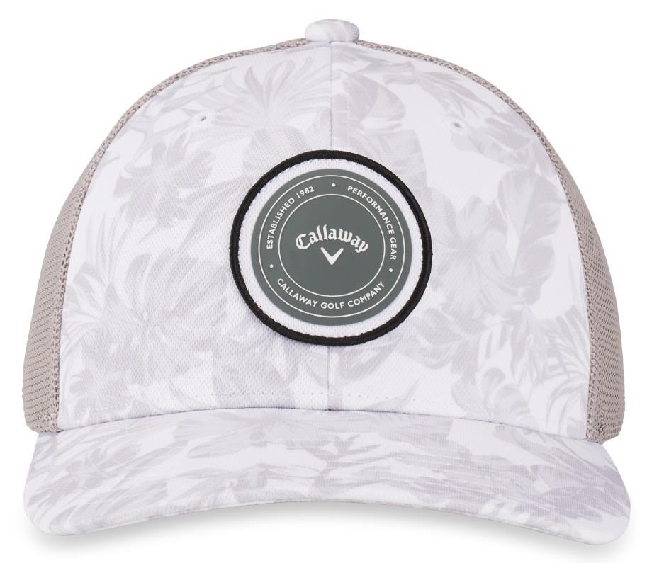 Callaway Playing Through Trucker men's cap, white tropical