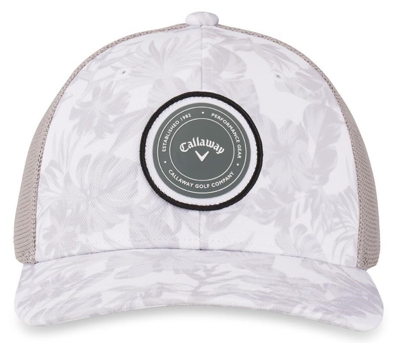 Callaway Playing Through Trucker men's cap, white tropical