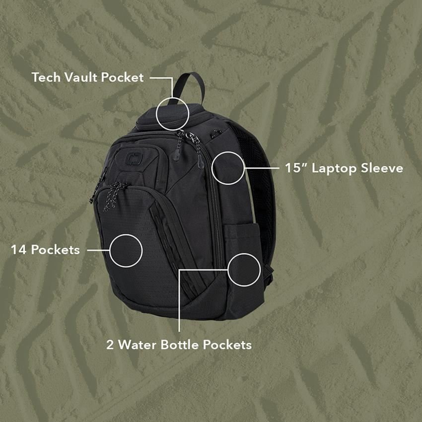 Ogio Renegade Rustler Backpack 15L bag, mineral blue