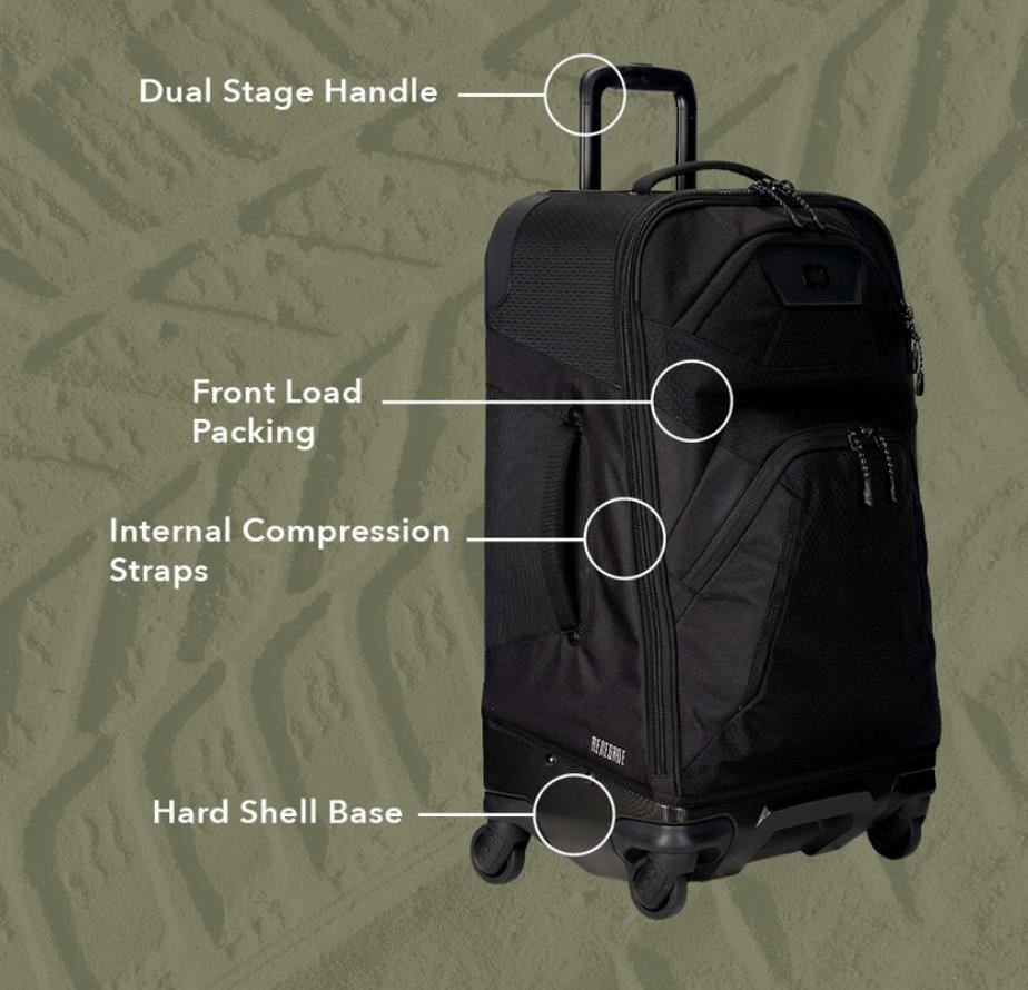 Ogio Renegade 26" 4-Wheel Travel Bag 52L travel bag, navy abyss