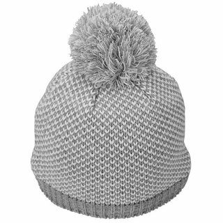 TaylorMade Beanie women's winter hat, silver/ivory