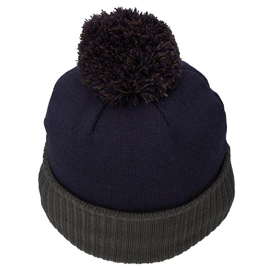 TaylorMade Bobble Beanie men's winter hat, navy
