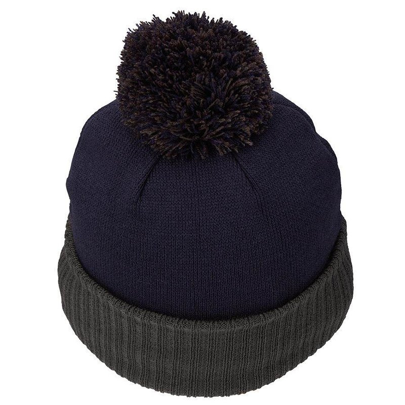 TaylorMade Bobble Beanie men's winter hat, navy