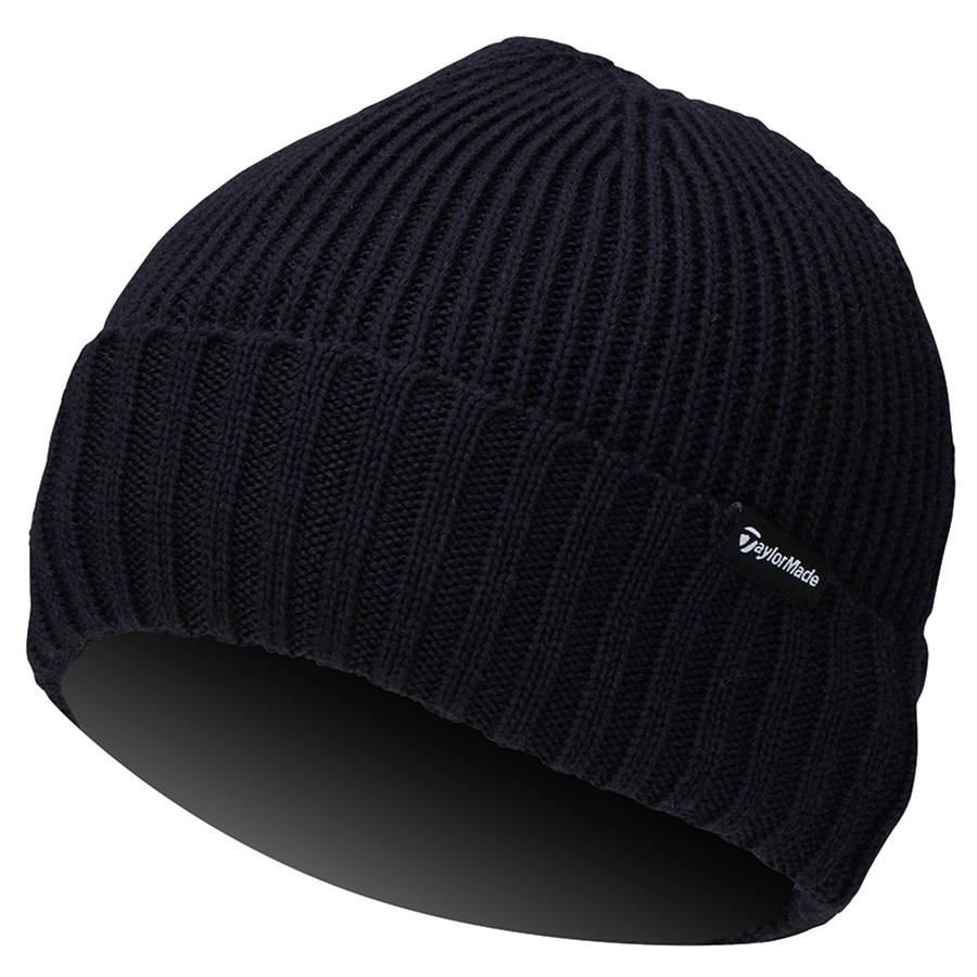 TaylorMade Ribbed Knit men's beanie, navy