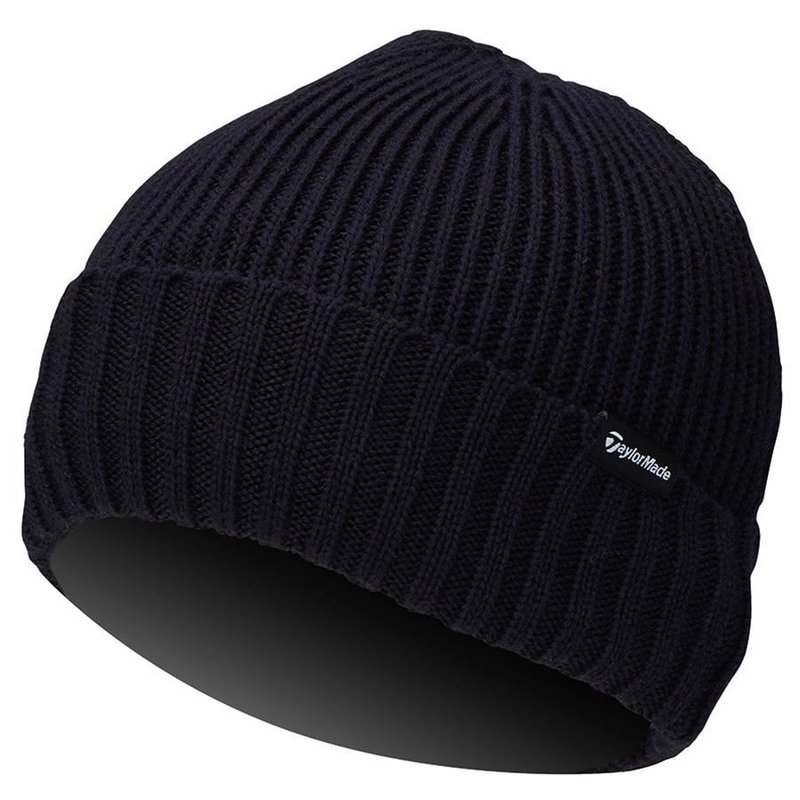 TaylorMade Ribbed Knit men's beanie, navy