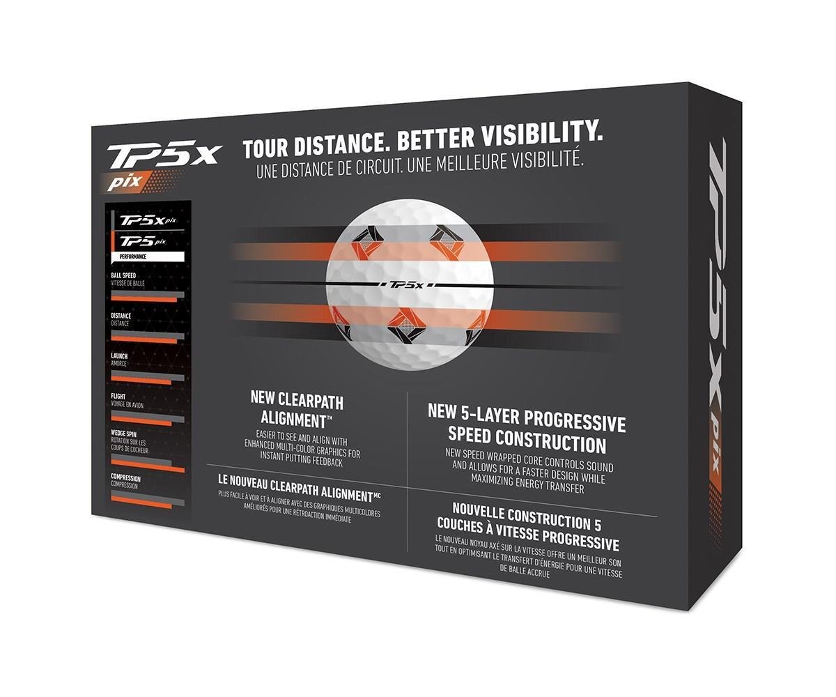 TaylorMade TP5x 24 pix 3.0 golf balls