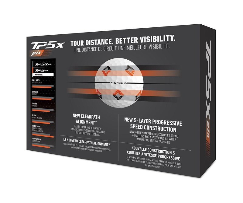 TaylorMade TP5x 24 pix 3.0 golf balls