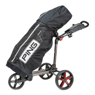 PING Golf Ping Rain Cape with Zip, Black