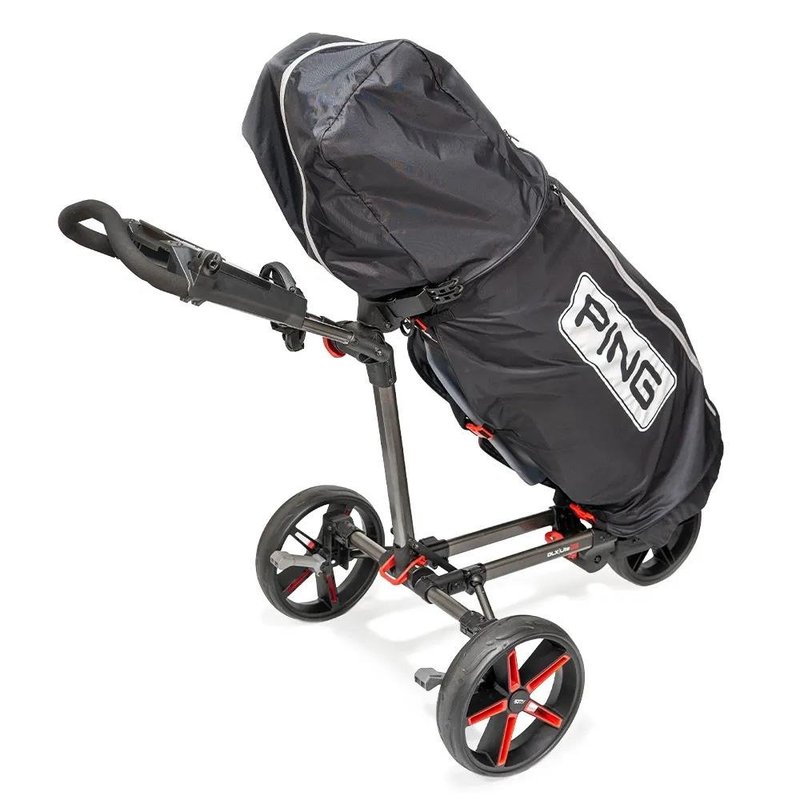 PING Golf Ping Rain Cape with Zip, Black