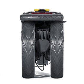 Bag Boy Slimfold Compact manual trolley, white/black
