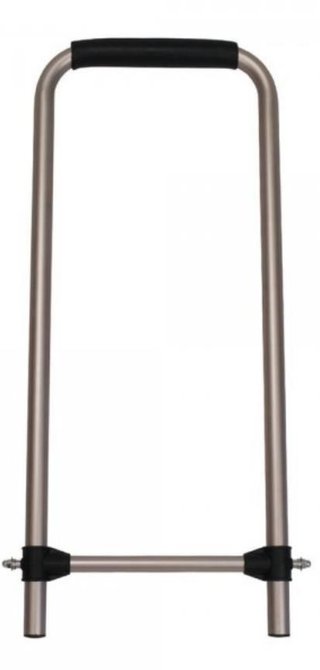 Bag Boy Rental Dual Tube manual trolley, silver aluminium