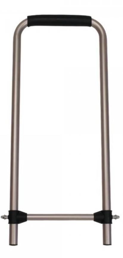 Bag Boy Rental Dual Tube manual trolley, silver aluminium