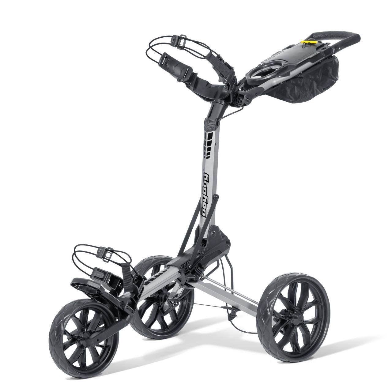 Bag Boy Slimfold Compact manual trolley, silver/black