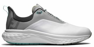FootJoy Quantum mens golf shoes, white/grey