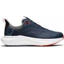 FootJoy Quantum ladies golf shoes, navy/white/pink